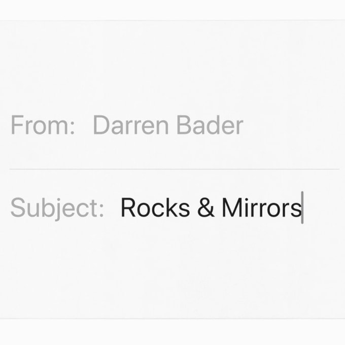 Darren Bader: Rocks &amp; Mirrors/Forest/Trees