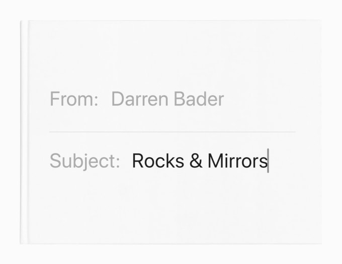Darren Bader: Rocks &amp; Mirrors/Forest/Trees