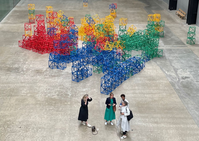 Art Daily | Visitors at Tate Modern bring participatory artworks by Rasheed Araeen to life
