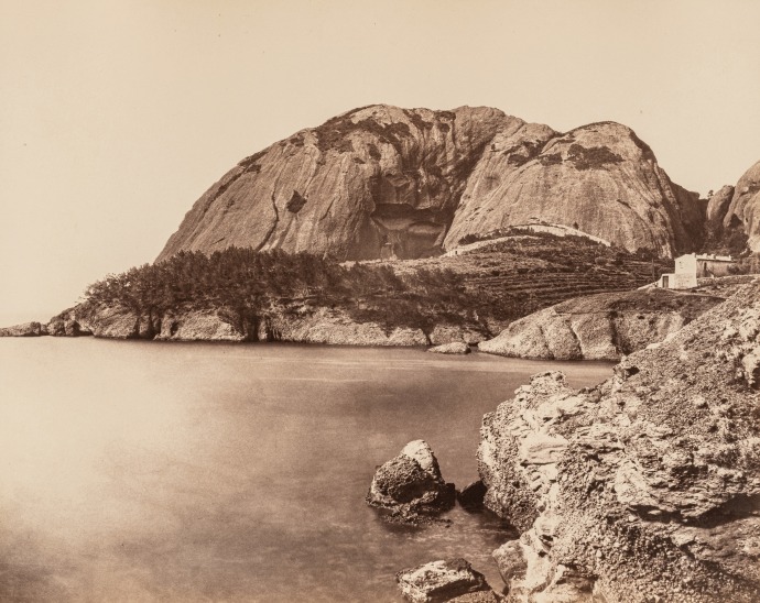 Édouard BALDUS (French, 1813-1889)The Eagle's Beak, La Ciotat, circa 1860 Albumen print from a paper negative 33.3 x 42.0 cm