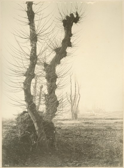 Eugène CUVELIER (French, 1837-1900) "Achicourt, près Arras" , "Janvier 1866" Albumen print 34.3 x 25.4 cm