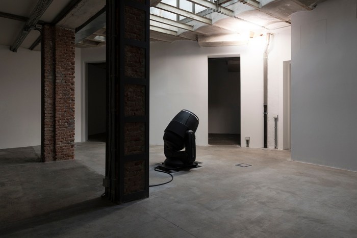 John Knight, Installation view, A Work in situ, Ordet, Milan, 2019