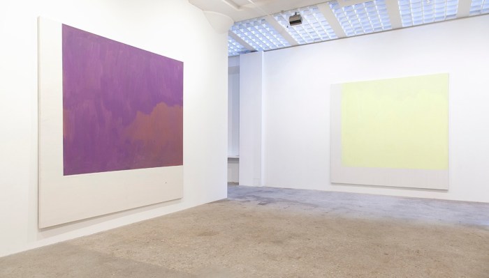 Installation view, Greene Naftali, New York, 2015
