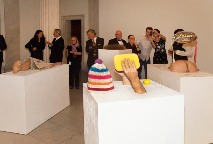 Gelitin, Performance view, Decade: Contemporary Collecting 2002-2012, Albright-Knox Gallery, Buffalo, 2012