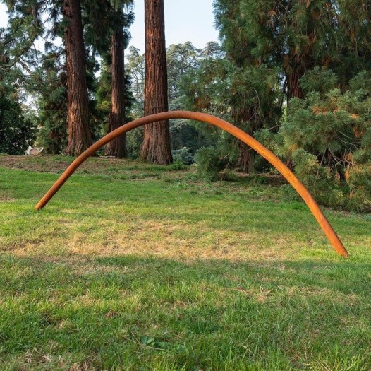 John Knight, Installation view, Grassroots, Geneva Biennale Sculpture Garden, Geneva, 2020
