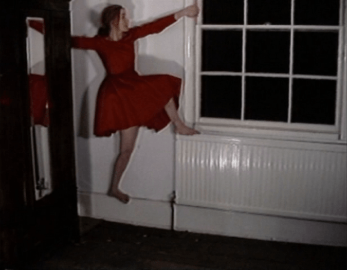 Lucy Gunning Climbing Around My Room, 1993 (still) 7:30 minutes
