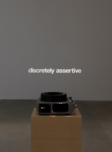 John Knight , 1974 80 Slide projection Dimensions variable