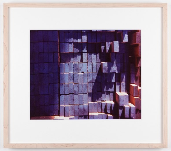 Dan Graham Lumber Ends, New Jersey, 1965 C-print Framed: 17 1/8 x 19 3/8 inches (43.5 x 49.2 cm)