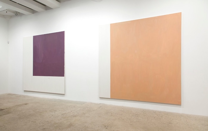 Installation view, Greene Naftali, New York, 2015
