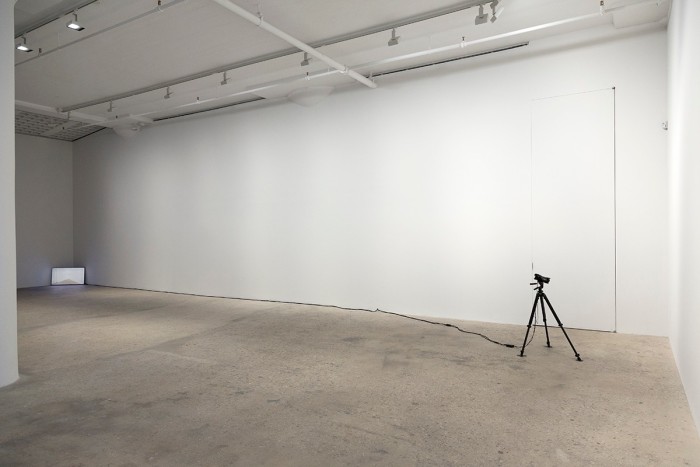 John Knight Corner displacement , 1969 Closed circuit video Dimensions variable