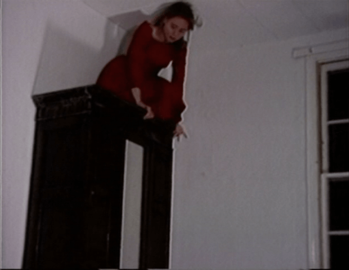 Lucy Gunning Climbing Around My Room, 1993 (still) 7:30 minutes