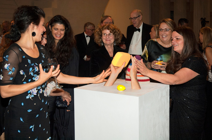Gelitin, Performance view, Decade: Contemporary Collecting 2002-2012, Albright-Knox Gallery, Buffalo, 2012