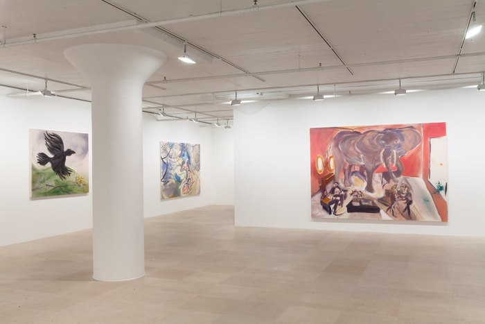 Sophie von Hellermann, Installation view, Novel Ways, Greene Naftali, 2013