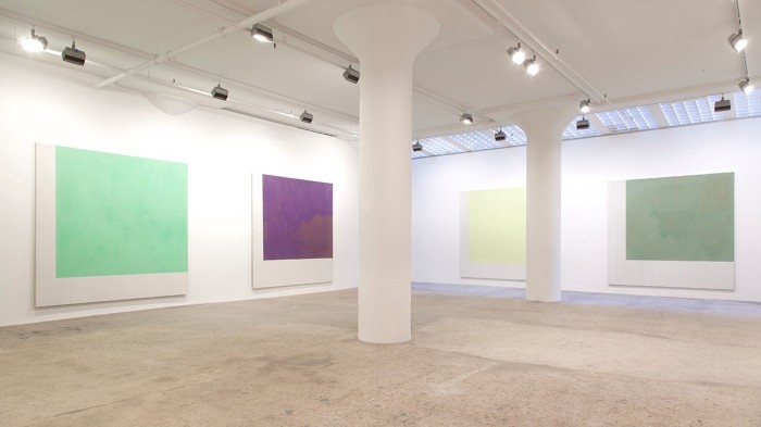 Installation view, Greene Naftali, New York, 2015