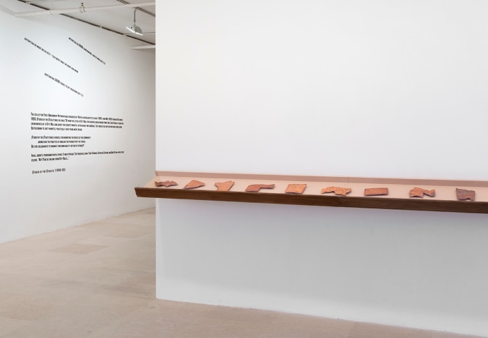Installation view, 1966 - 2016, Greene Naftali, New York, 2017