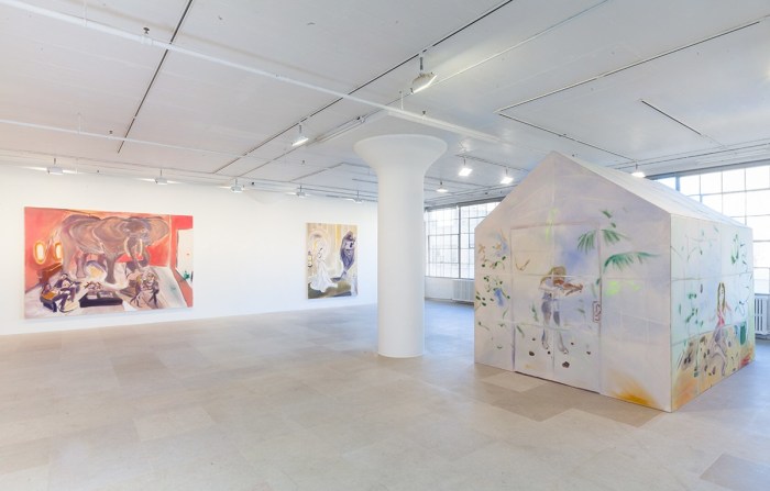Sophie von Hellermann, Installation view, Novel Ways, Greene Naftali, 2013