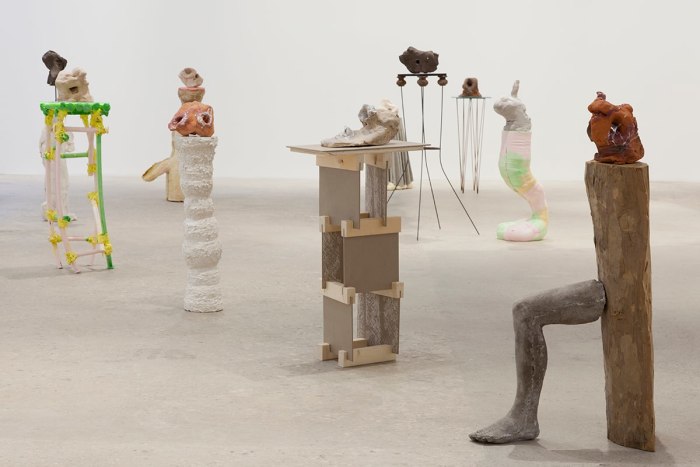 Installation view, New York Golem, Greene Naftali, New York, 2017