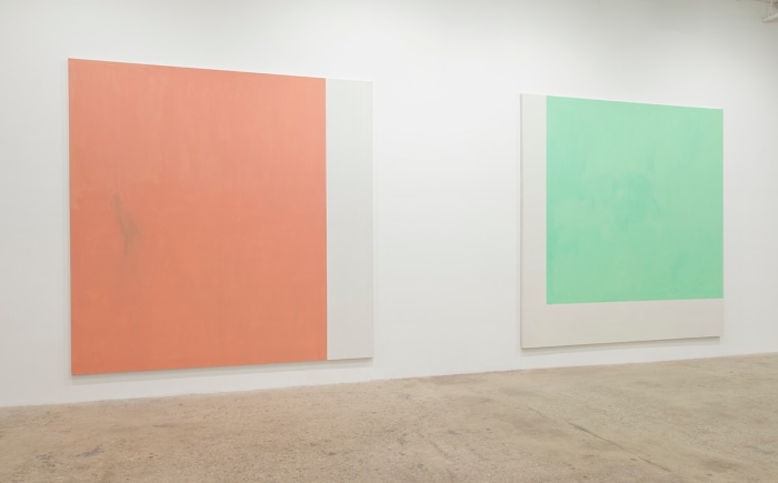 Installation view, Greene Naftali, New York, 2015