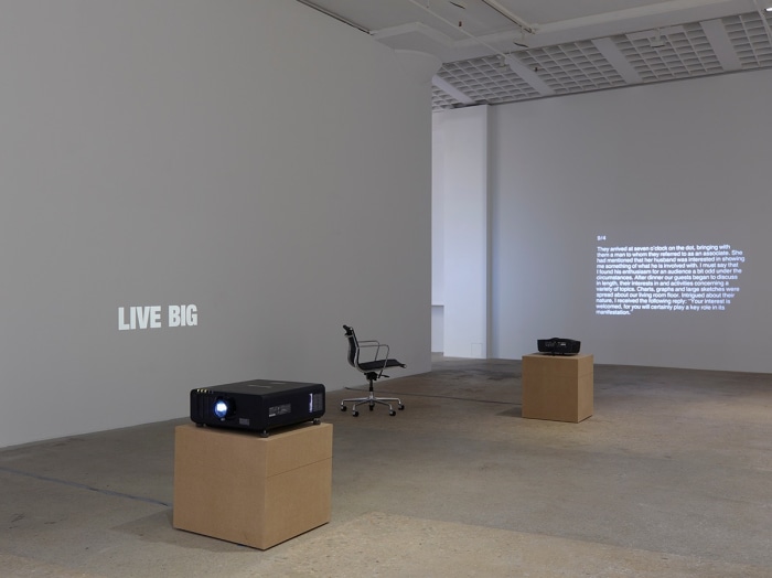 John Knight, Installation view, A Work in situ, Greene Naftali, New York, 2015