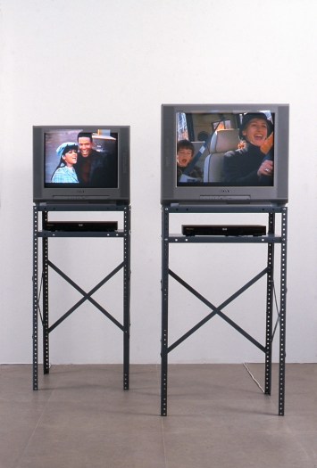 The Soul of Tammi Terrell, 2001, 2 DVDs 5:30 min each, 2 metal stands, 24" monitor, 20" monitor, 2 DVD players