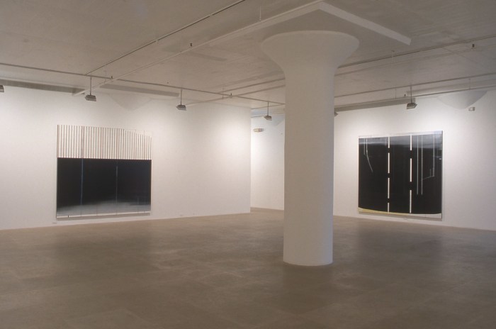 Installation view, Greene Naftali, New York, 1999