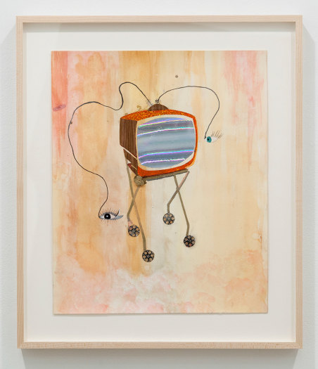 Julie Becker Untitled, 2015 Mixed media Paper: 17 1/4 x 14 inches (43.8 x 35.6 cm) Frame: 21 5/8 x 18 1/2 x 1 1/2 inches (54.9 x 47 x 3.8 cm)