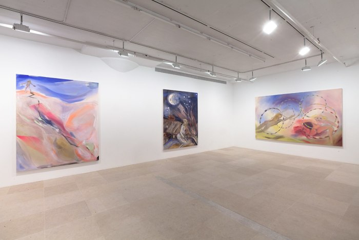 Sophie von Hellermann, Installation view, Novel Ways, Greene Naftali, 2013
