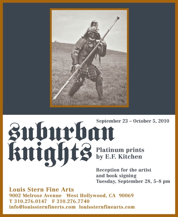 Suburban Knights: Platinum Prints by E. F. Kitchen - Exhibitions - Louis Stern Fine Arts