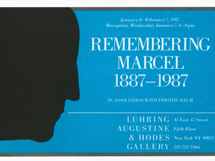 Remembering Marcel, 1887 - 1987