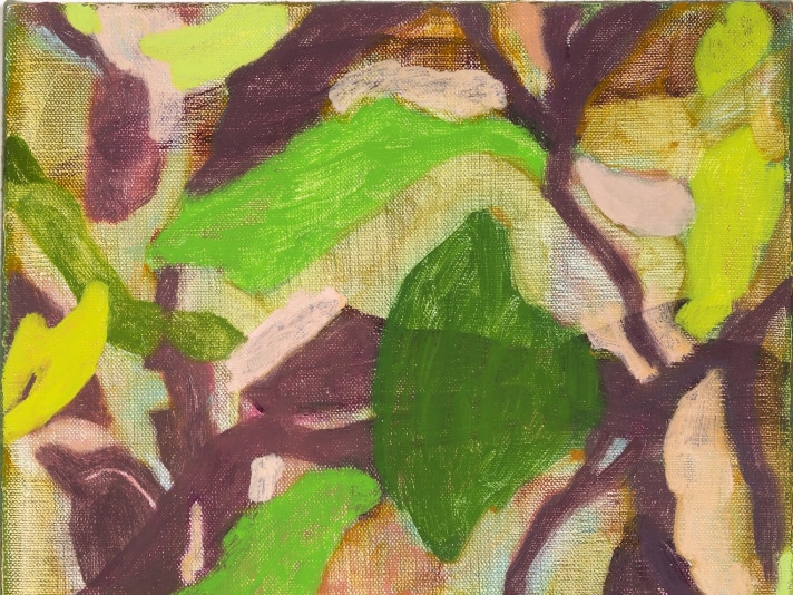 Rebecca Callaghan, Dye Leaves, 14 x 11