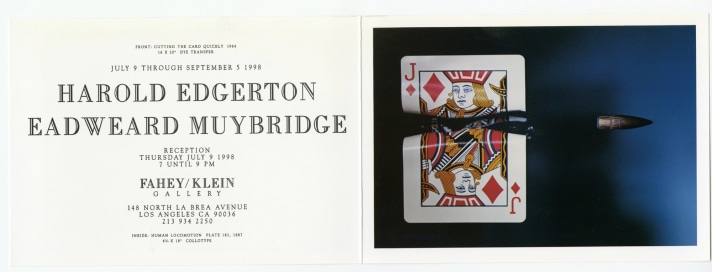 Harold Edgerton / Eadweard Muybridge