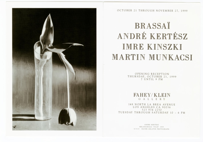 Brassaï / André Kertész / Imre Kinszki / Martin Munkacsi