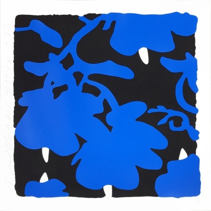 Lantern Flowers (Blue and Black)