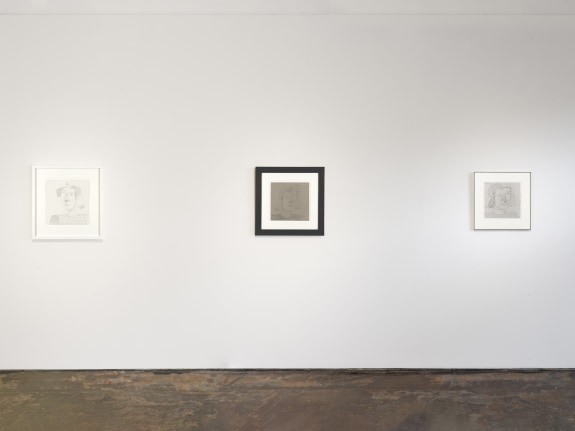 Installation view of &ldquo;Jim Nutt: Portraits&rdquo; at Venus Over Manhattan, New York, 2022