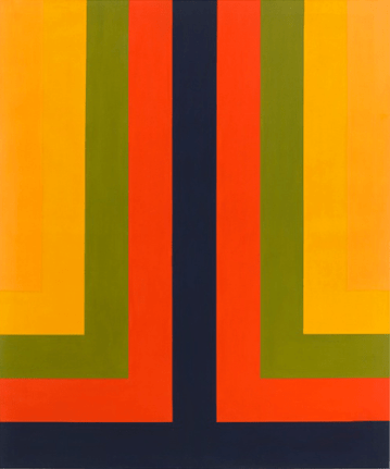 Crystal Reverberance, 1965, Acrylic on canvas