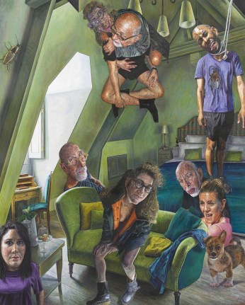 Paris, 2017–2018, Oil on panel