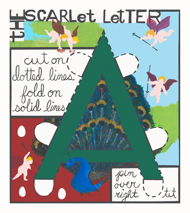 Allan D'Arcangelo, The Scarlet Letter, 1962