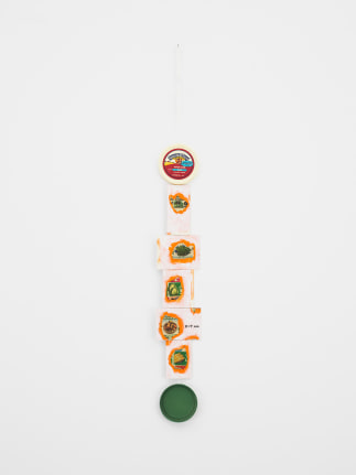 Untitled, 2006 Plastic, paper, thread and acrylic
