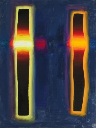 Gerard Moss&eacute;, Paper Painting E6, 2013-15, Oil on vellum mounted on matte board 24 x 18 inches