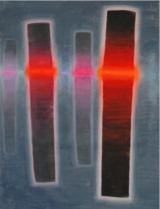 Gerard Moss&eacute; Vellum Painting D3, 2011-2012 Oil and graphite on vellum mounted on paper 17 x 13 inches