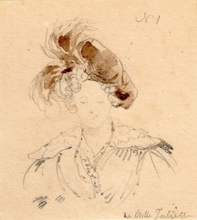 Richard Parkes Bonington  Seven Drawings of Parisian Women in Hats, 1824