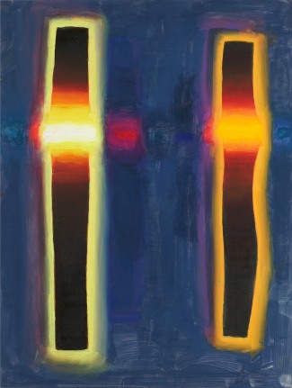 Gerard Mossé, Paper Painting E6, 2013-15, Oil on vellum mounted on matte board 24 x 18 inches