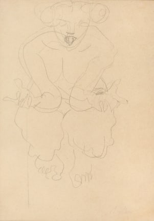 Auguste Rodin, Female Figure Squatting