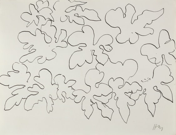 Henri Matisse Etude de feuilles, 1941 Pen and ink on paper 8 x 10 1/4 inches