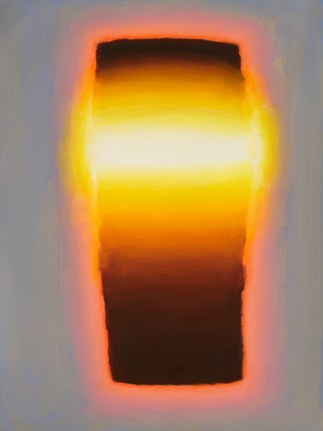 Gerard Mosse Paper Painting F8, 2015-16      17 x 12 3/4 inches Oil on vellum mounted on matte board