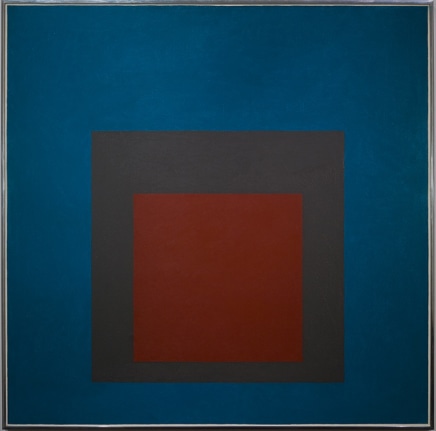 Homage to the Square: On Late Sky, 1962, Oil on masonite