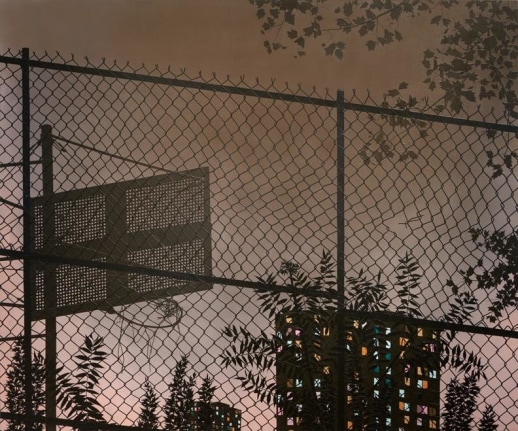 Blacktop, 2013 Acrylic on linen over panel