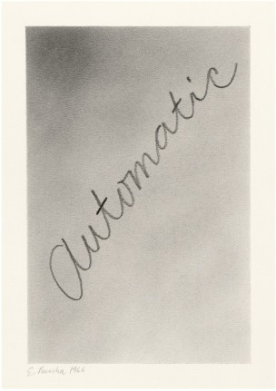 Ed Ruscha (b. 1937), Automatic, 1966