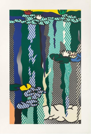 Roy Lichtenstein Water Lilies with Cloud, 1992