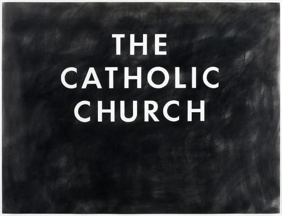 Ed Ruscha The Catholic Church, 1974